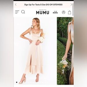 Show Me Your Mumu Claire Midi Dress